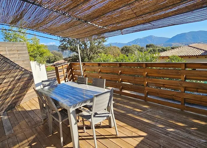 Duo De Mini-villas, Chaleureux & Vue * Olmeto (Corsica)